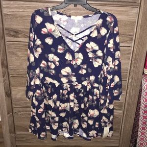 NWT Loralette babydoll top